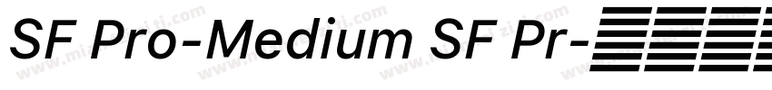 SF Pro-Medium SF Pr字体转换